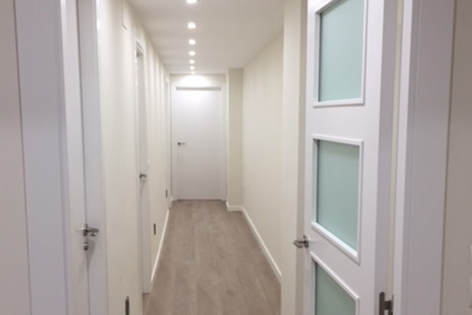 Puertas lacadas en blanco